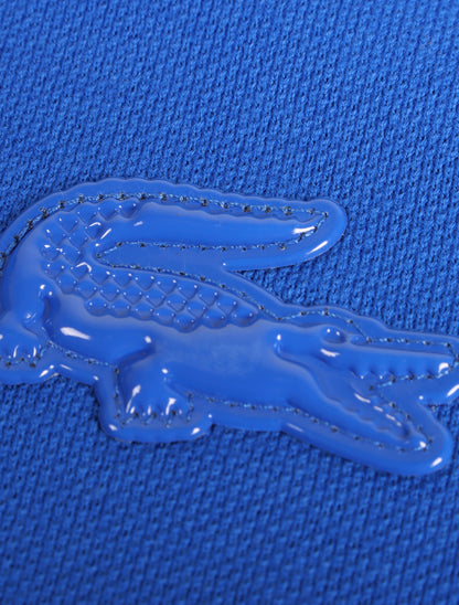 Lacoste Classic Badge Polo Shirt - Blue Denim Exchange