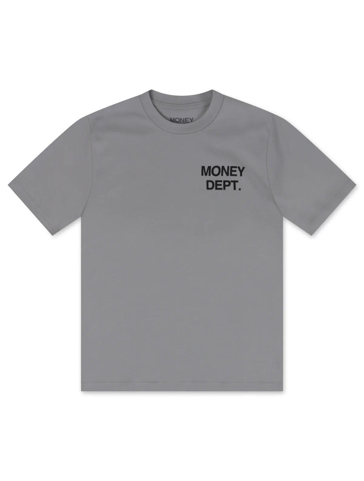 Money Dept. Graphic Tee - Grey/Black Denim Exchange