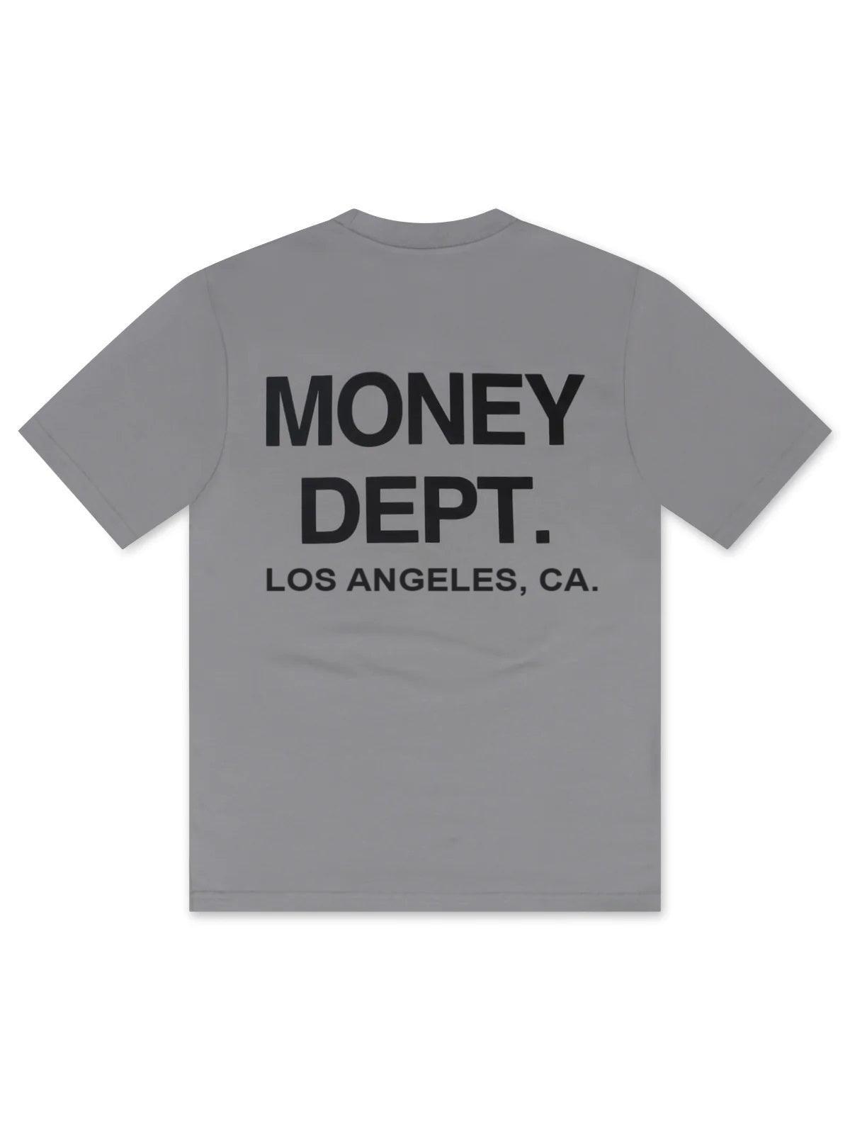 Money Dept. Graphic Tee - Grey/Black Denim Exchange