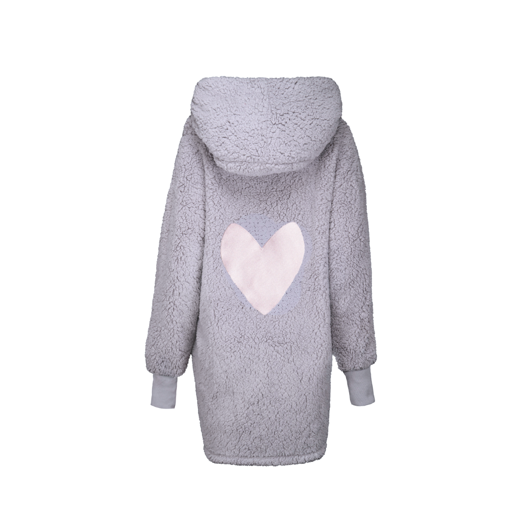 Classic Heart Sherpa Lounger Jacket Jill Martin