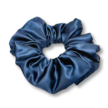 Navy Blue Silk Scrunchie Enchanted Scrunch