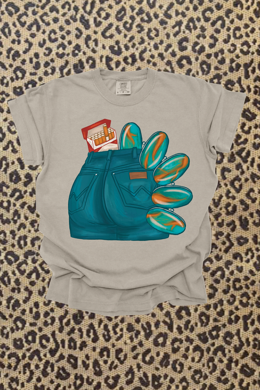 Blue Jean Baby Graphic Tee Spurs & Spades Boutique