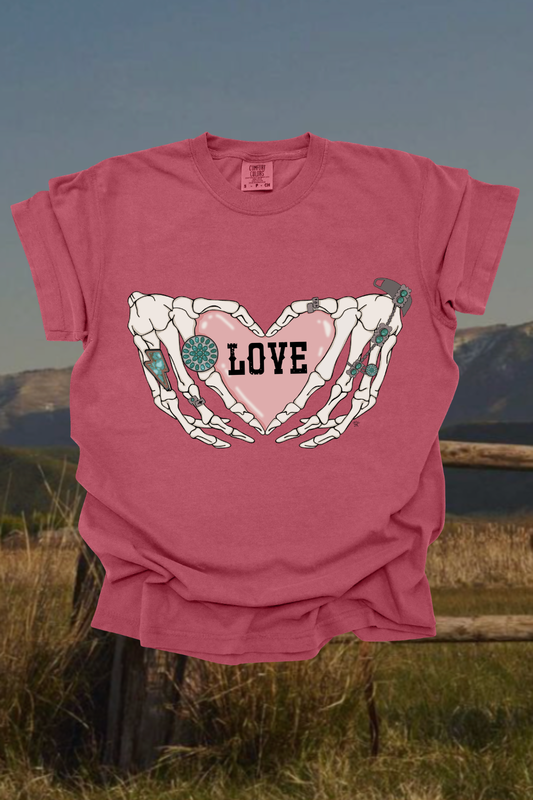 Western Love Graphic Tee Spurs & Spades Boutique