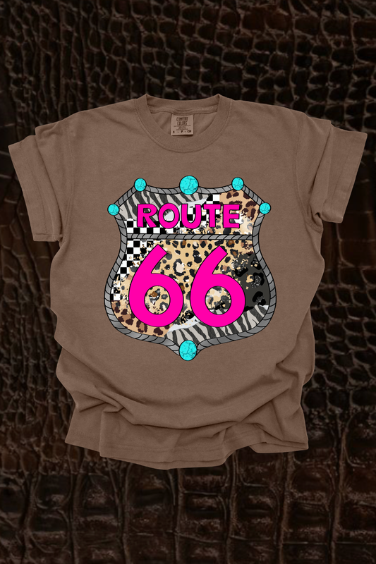 Route 66 Graphic Tee Spurs & Spades Boutique