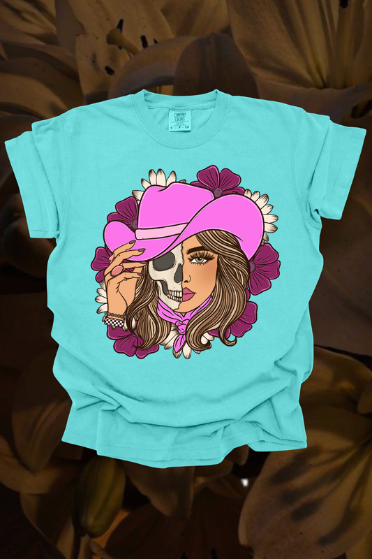 Floral Cowgirl Graphic Tee Spurs & Spades Boutique
