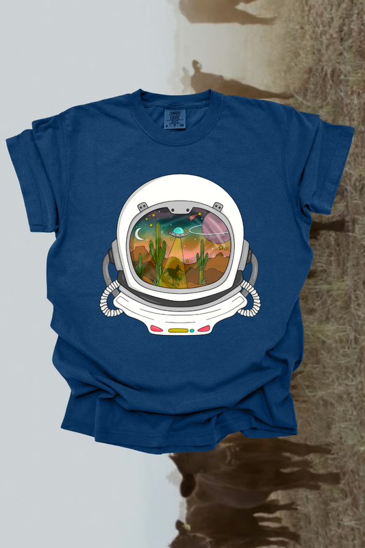 Western Astronaut  Graphic Tee Spurs & Spades Boutique