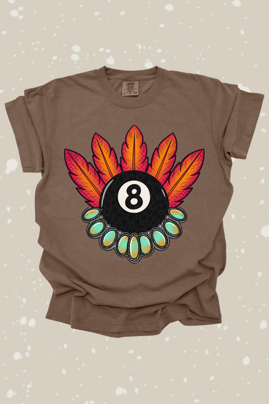 Feathered Fate Graphic Tee Spurs & Spades Boutique