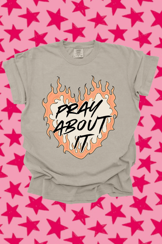 Pray About It Graphic Tee Spurs & Spades Boutique