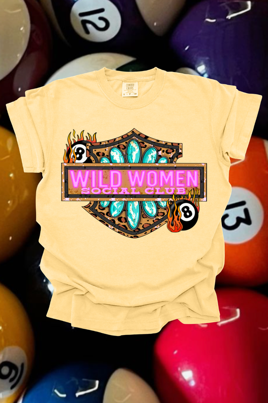 Wild Women Social Club Graphic Tee Spurs & Spades Boutique
