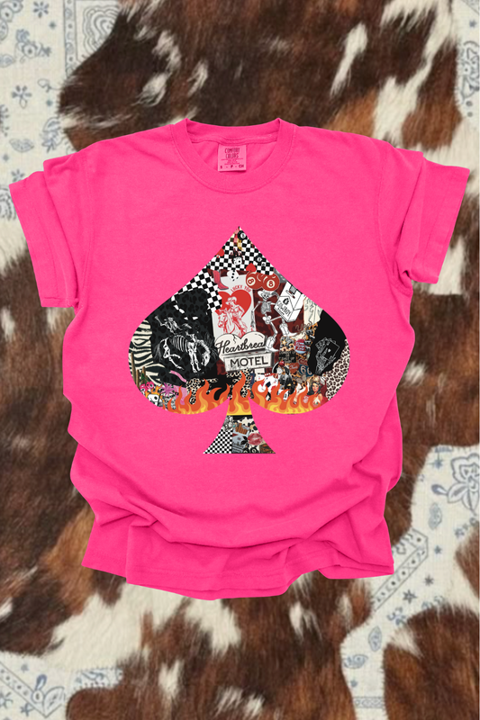 Funky Spade Graphic Tee Spurs & Spades Boutique
