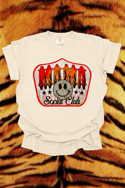 Mama Social Club Graphic Tee Spurs & Spades Boutique