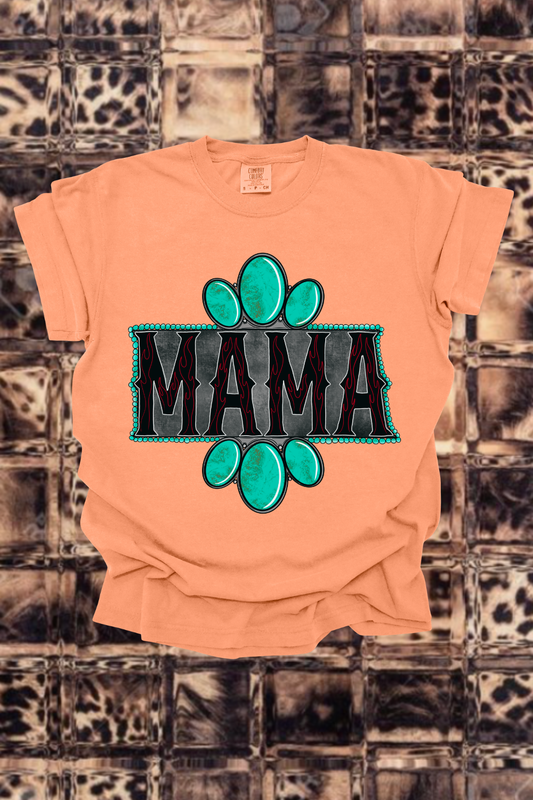 Turquoise Mama Graphic Tee Spurs & Spades Boutique