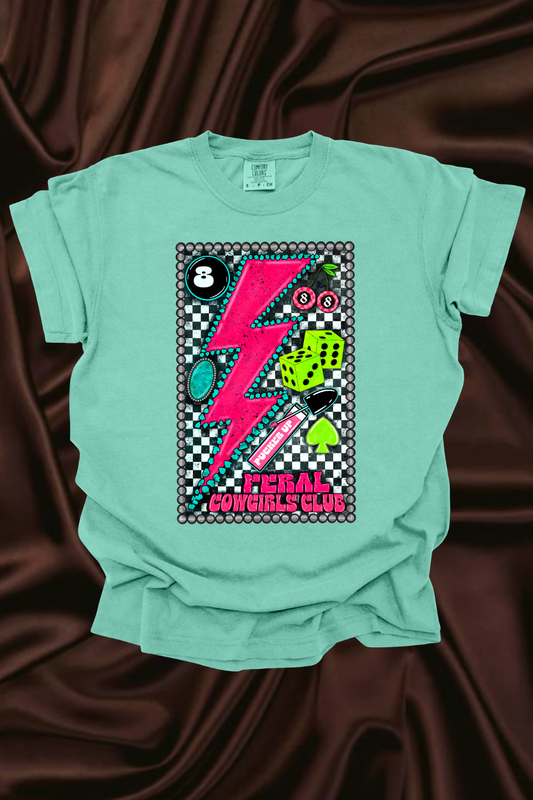 Feral Cowgirls Club Graphic Tee Spurs & Spades Boutique