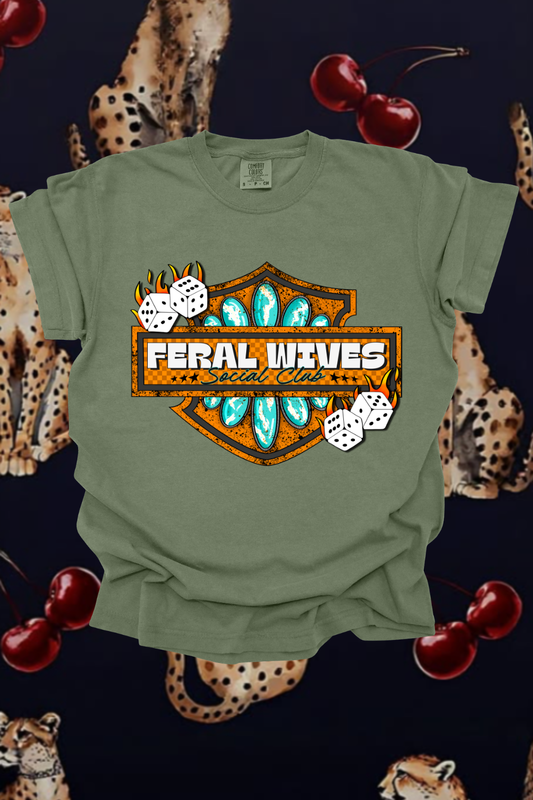 Feral Wives Social Club Graphic Tee Spurs & Spades Boutique