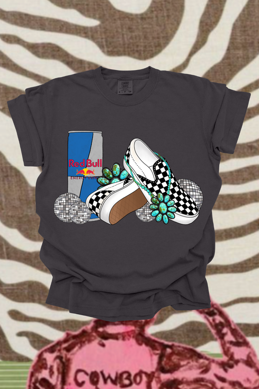 Redbull x Vans Graphic Tee Spurs & Spades Boutique