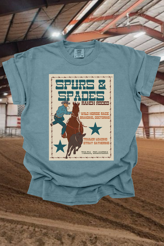 S&S Ranch Rodeo Graphic Tee Spurs & Spades Boutique