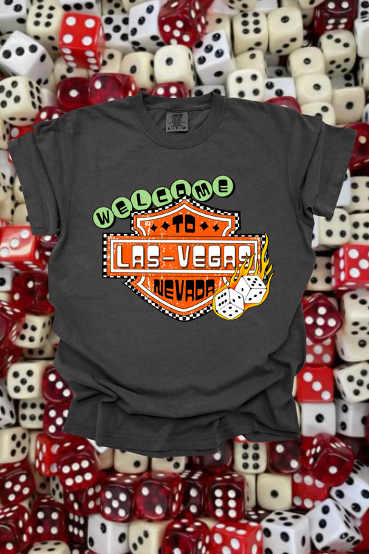 Welcome To Vegas Graphic Tee Spurs & Spades Boutique