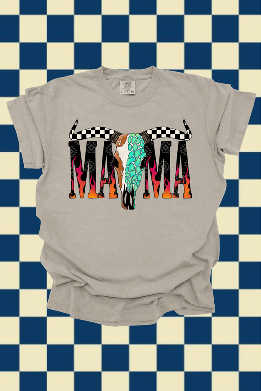 Mama x Skull Graphic Tee Spurs & Spades Boutique