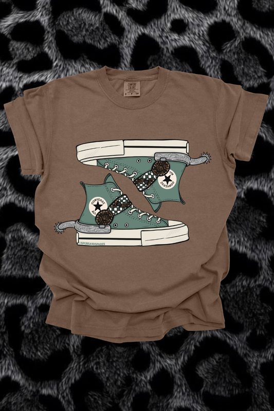 S&S Chucks Graphic Tee Spurs & Spades Boutique