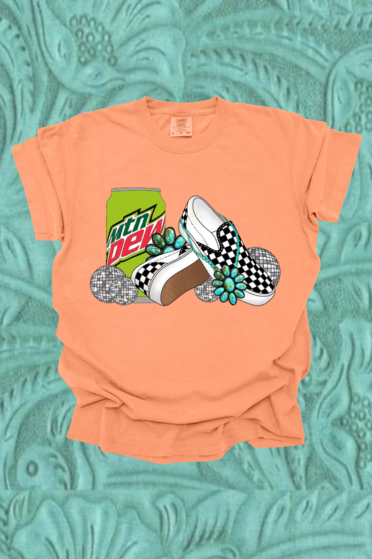 Mtn. Dew x Vans Graphic Tee Spurs & Spades Boutique