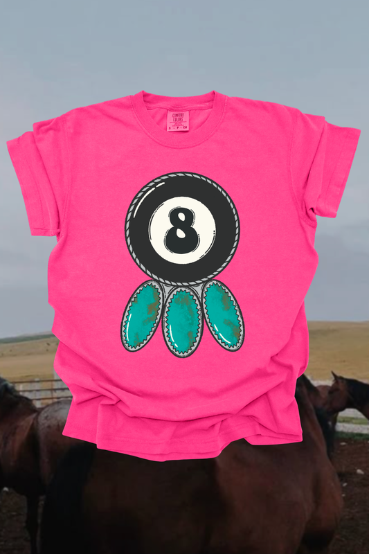 8Ball Stone Graphic Tee Spurs & Spades Boutique