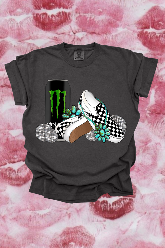 Monster x Vans Graphic Tee Spurs & Spades Boutique