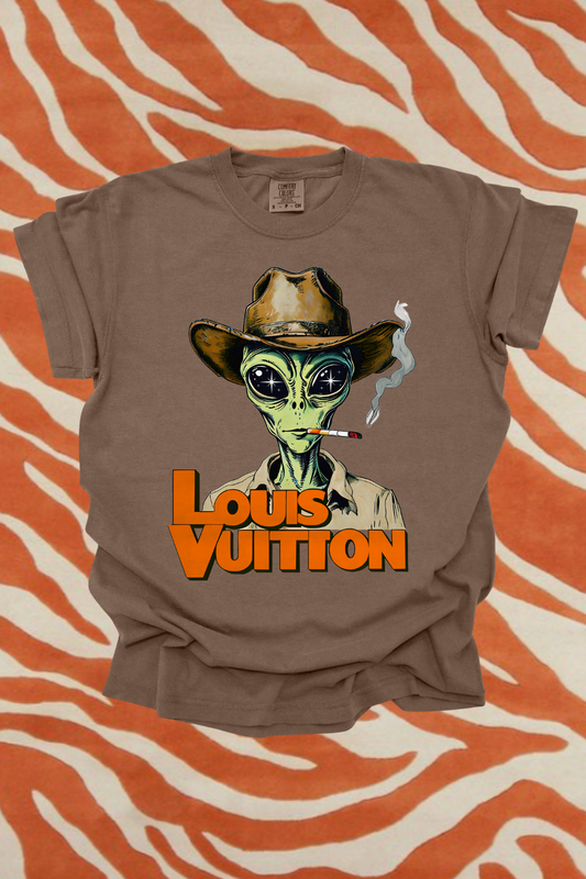 LV Alien Graphic Tee Spurs & Spades Boutique