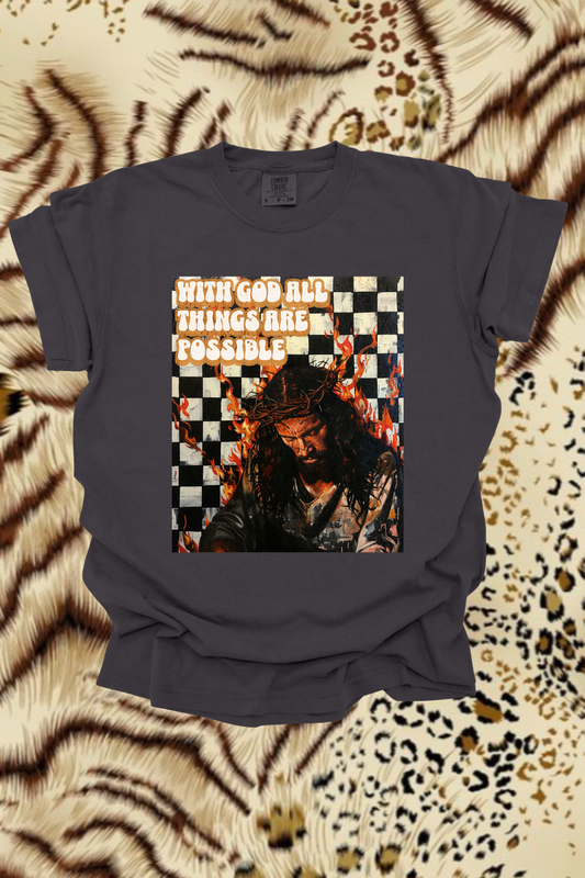 With God Graphic Tee Spurs & Spades Boutique