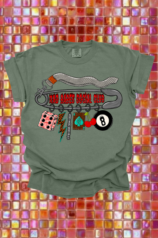 Rad Babes Social Club Graphic Tee Spurs & Spades Boutique