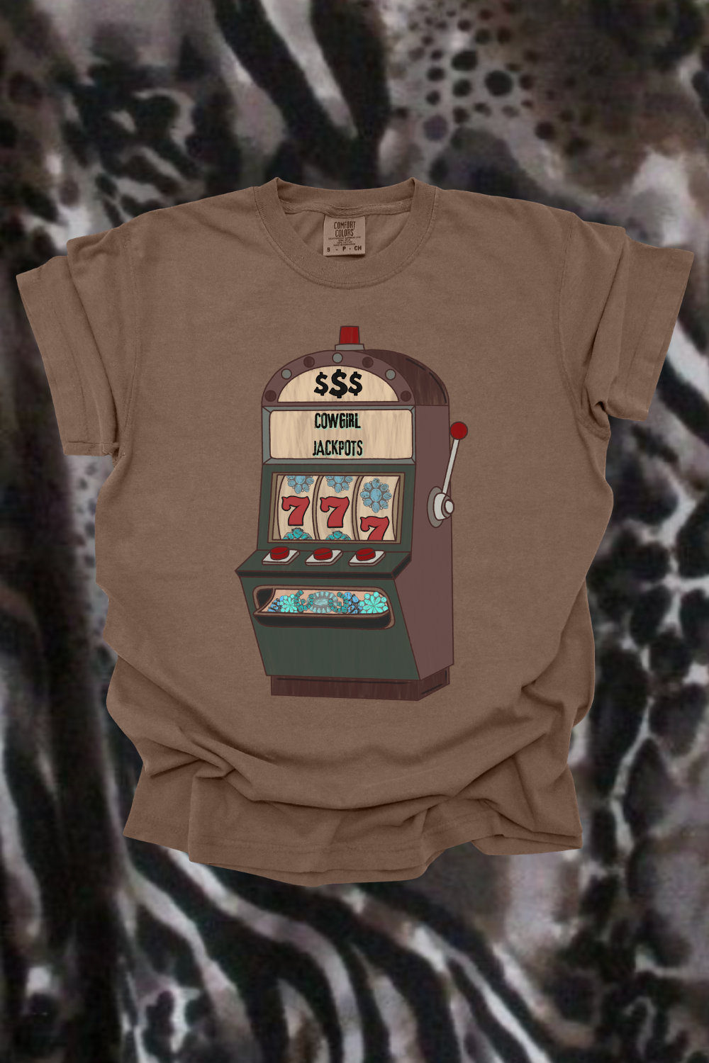 Cowgirl Jackpots Graphic Tee Spurs & Spades Boutique