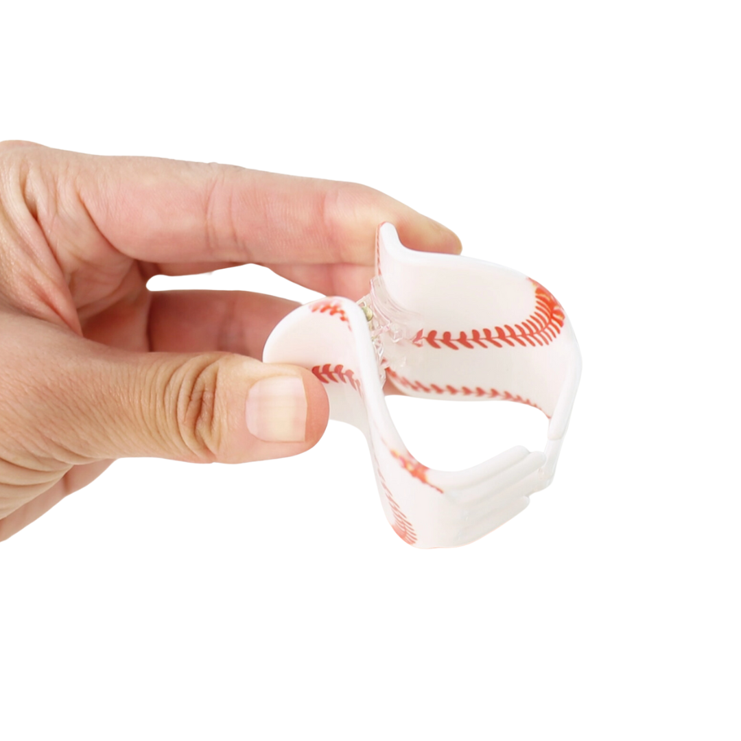 Baseball Claw Clip Ivy + Cloth