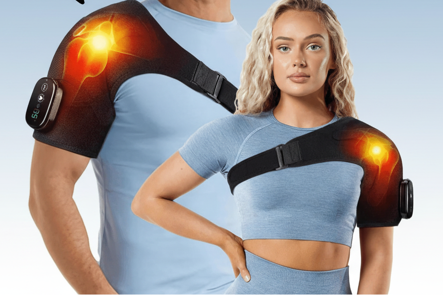Neck and shoulder massager with heat SmartPursue™