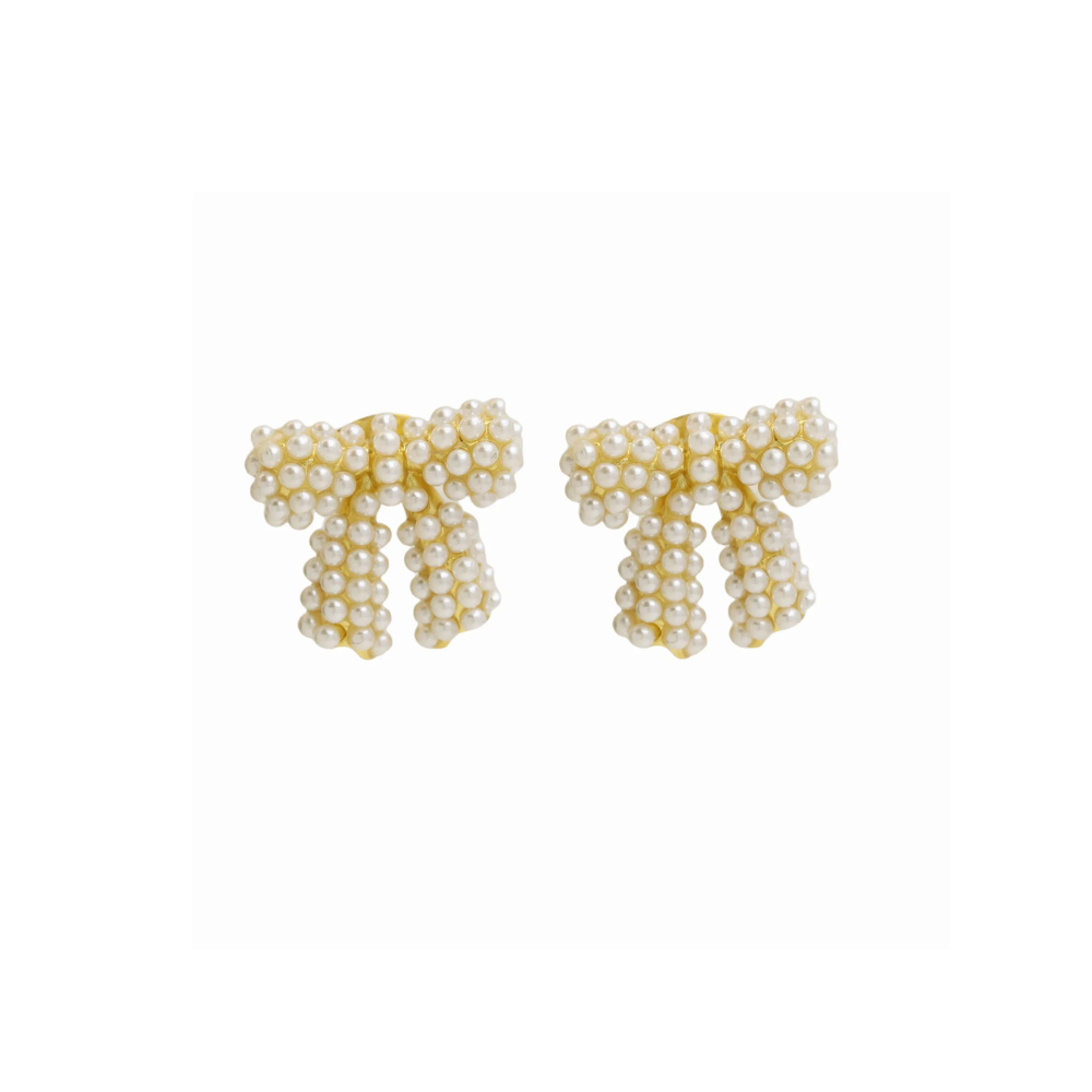 Pearl Bow Earrings ~ Deep South Originals Deep South Originals