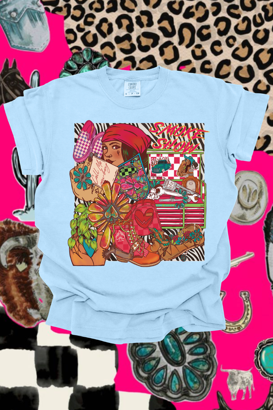 Smokeshow Patchwork Graphic Tee Spurs & Spades Boutique