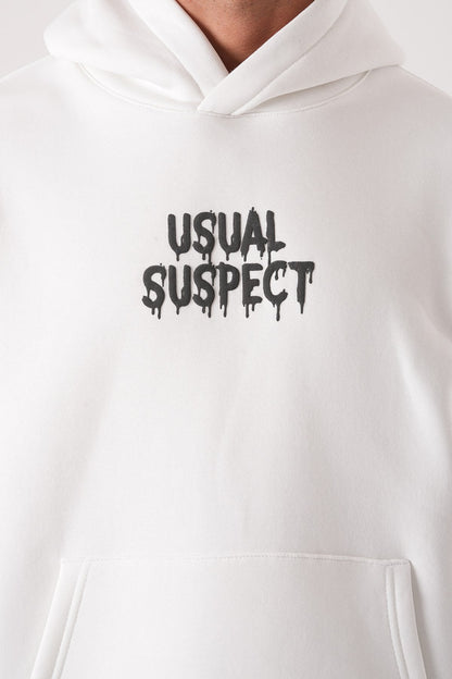 Usual Suspect Graphic Hoodie - Unisex Oversize Sweatshirt Withinblack