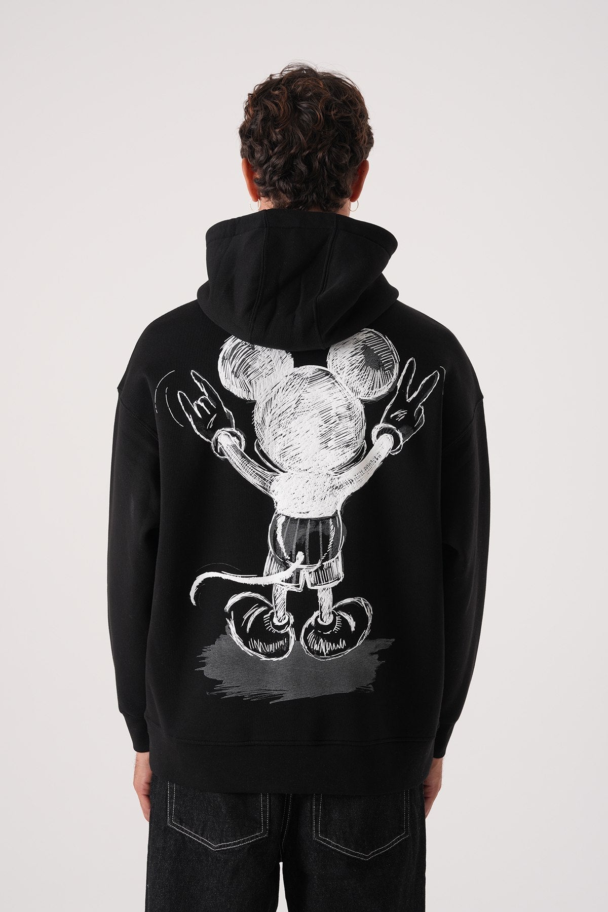 Usual Suspect Graphic Hoodie - Unisex Oversize Sweatshirt Withinblack