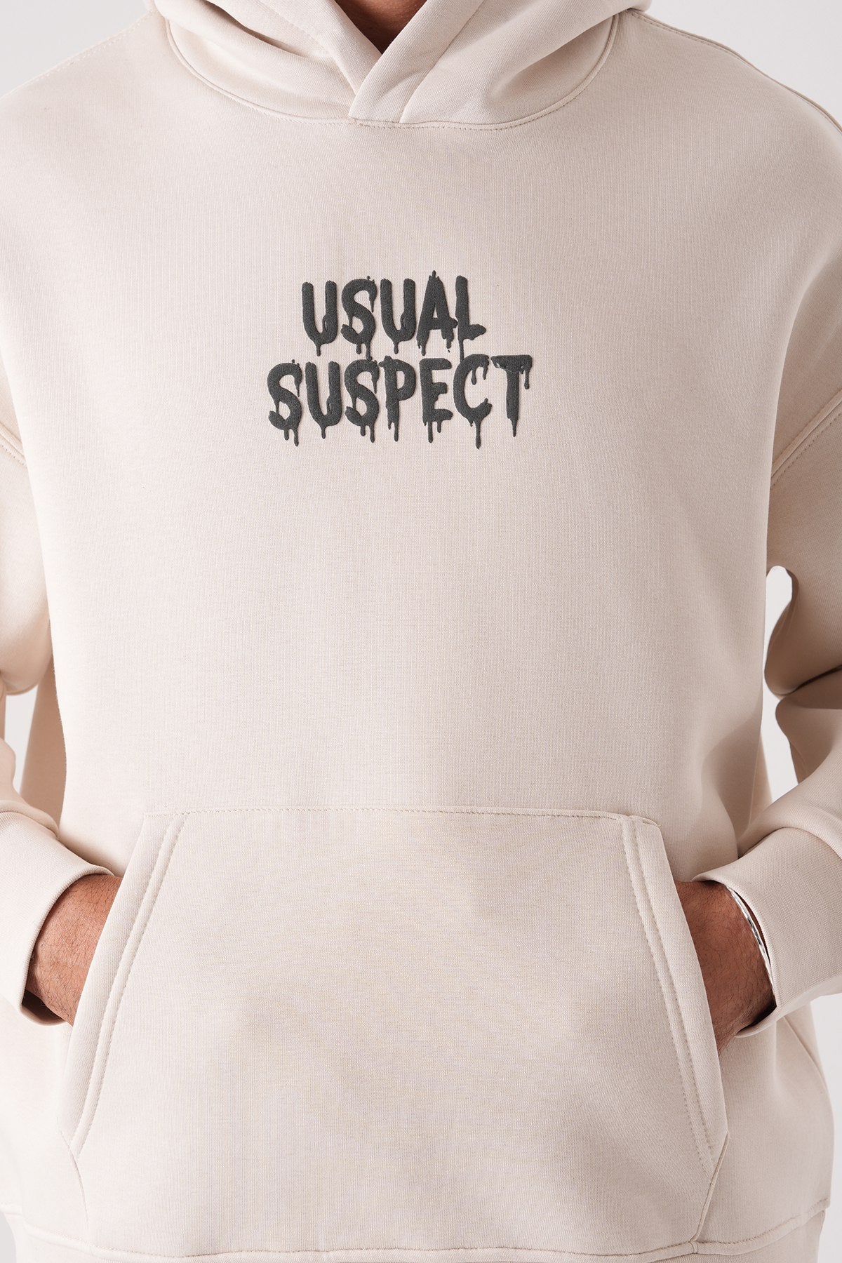 Usual Suspect Graphic Hoodie - Unisex Oversize Sweatshirt Withinblack