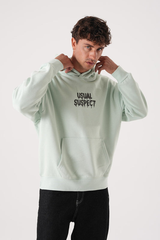 Usual Suspect Graphic Hoodie - Unisex Oversize Sweatshirt Withinblack