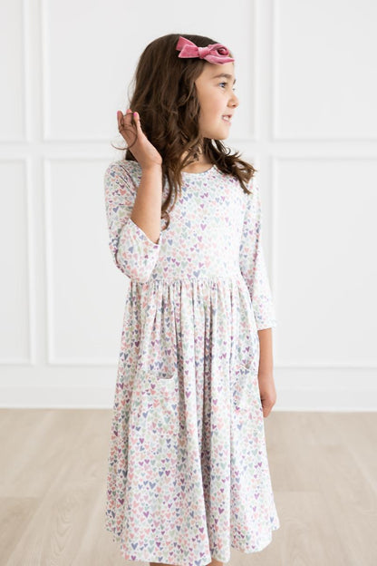 One in a Million 3/4 Sleeve Pocket Twirl Dress Mila & Rose ®