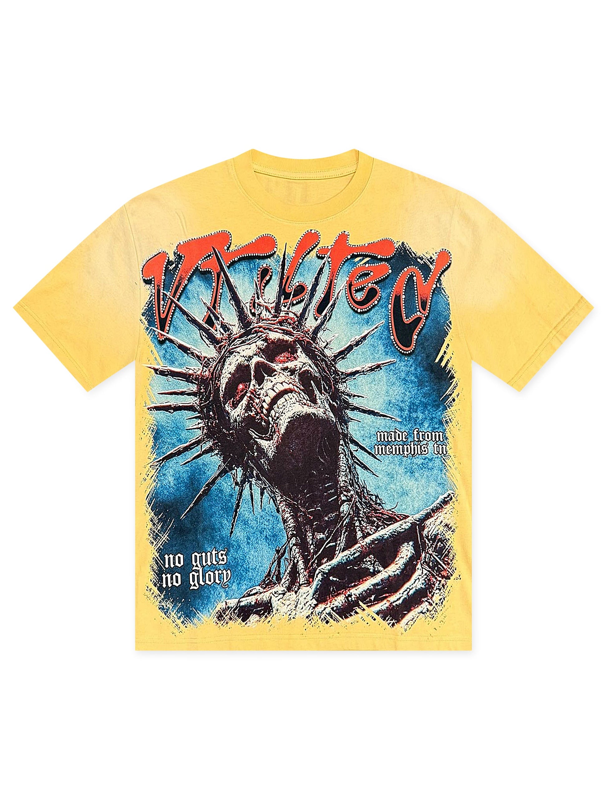 Vtilted Glory Tee - Mustard Denim Exchange