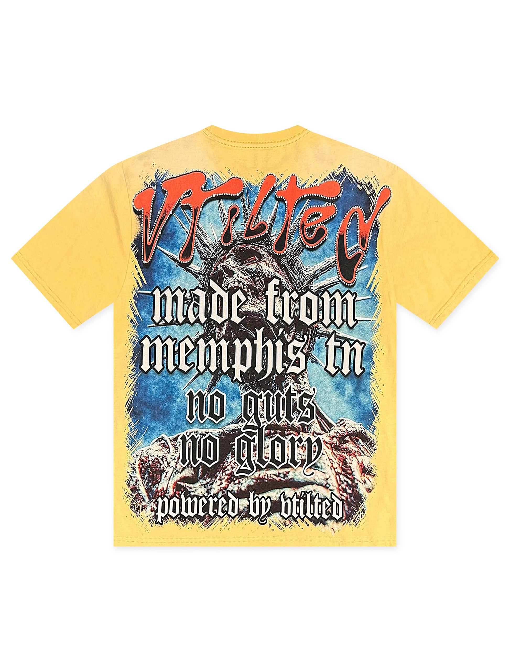 Vtilted Glory Tee - Mustard Denim Exchange