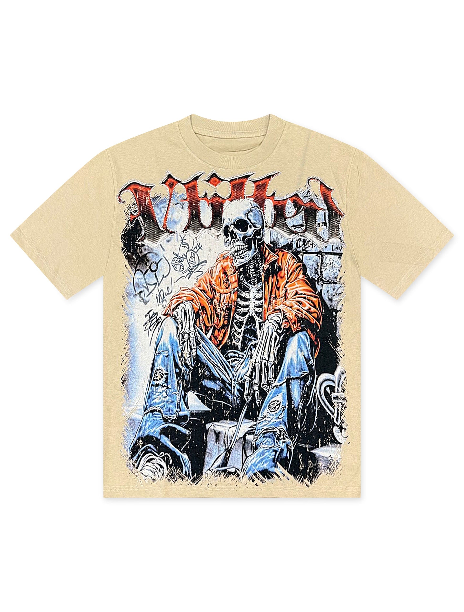 Vtilted Unstable Tee - Cream Denim Exchange