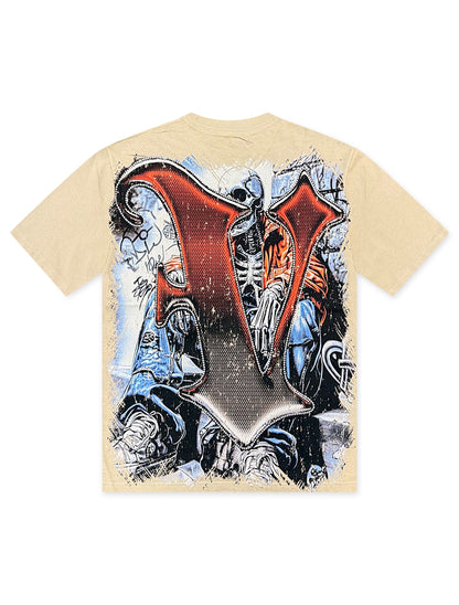 Vtilted Unstable Tee - Cream Denim Exchange