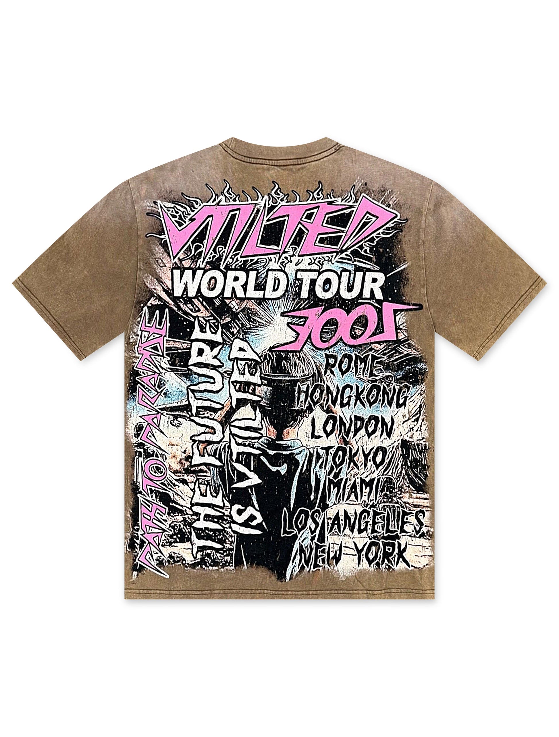 Vtilted Tokyo Tee - Brown Wash Denim Exchange