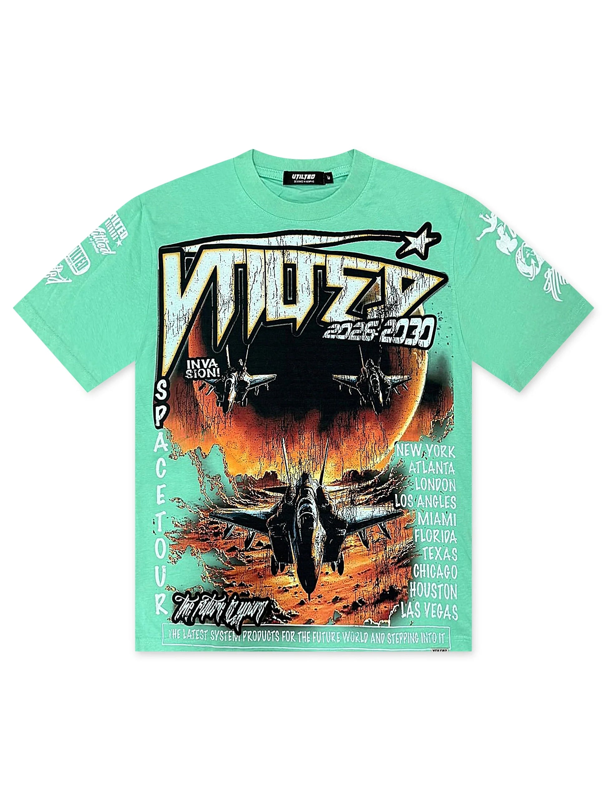 Vtilted Skyline Tee - Chalky Mint Denim Exchange