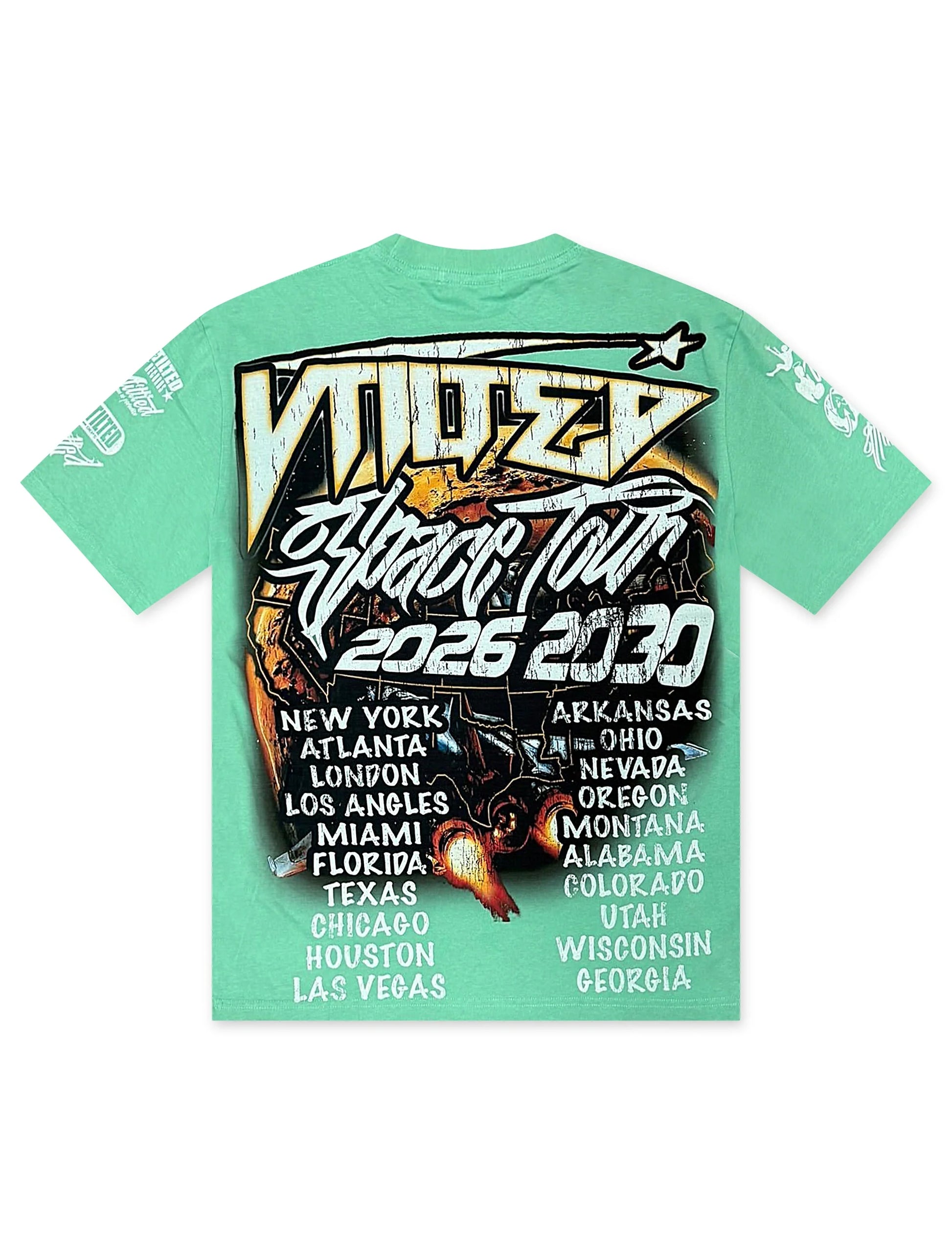 Vtilted Skyline Tee - Chalky Mint Denim Exchange