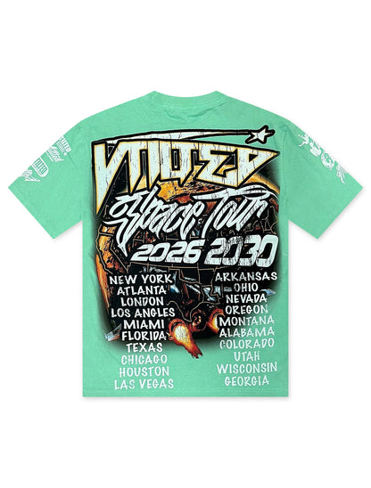 Vtilted Skyline Tee - Chalky Mint Denim Exchange