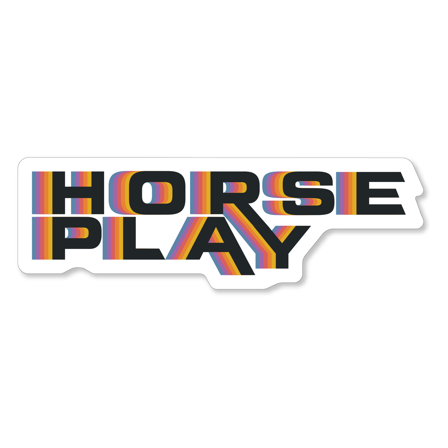 Horseplay VHS Logo Sticker Horseplay Apparel