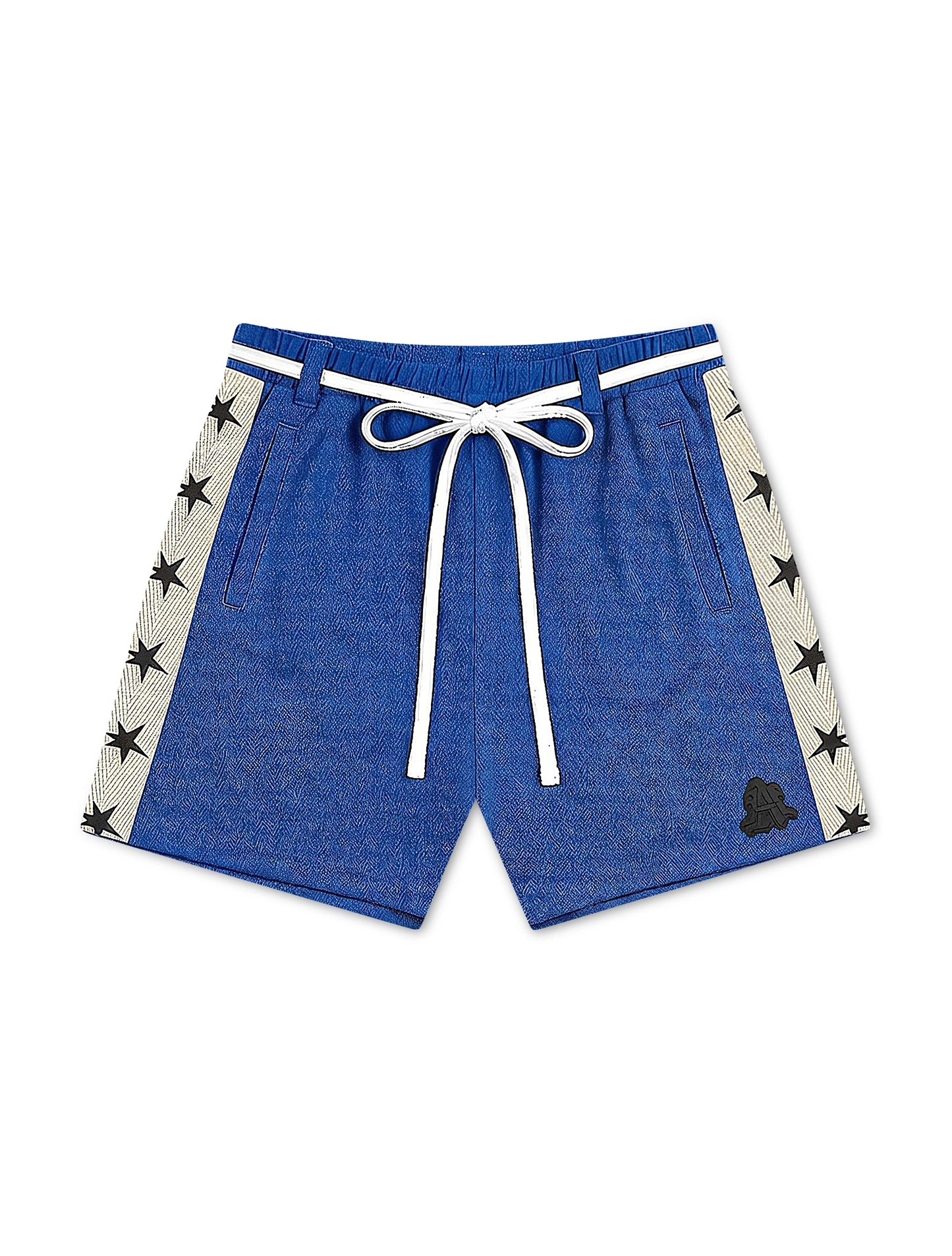 All Human Vida Shorts - Royal Blue Denim Exchange