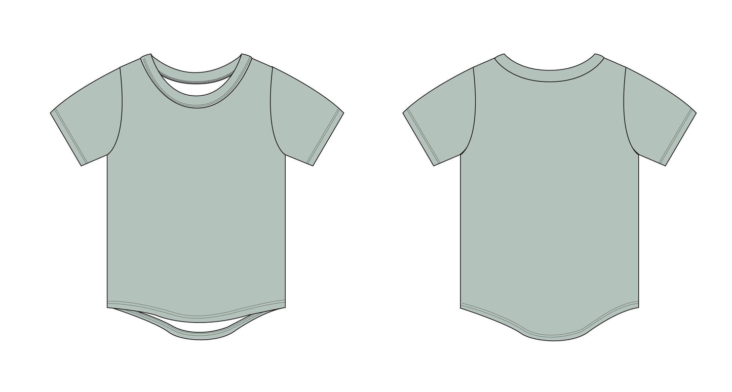 Everyday Tee - Winter Mint Blush Lotus